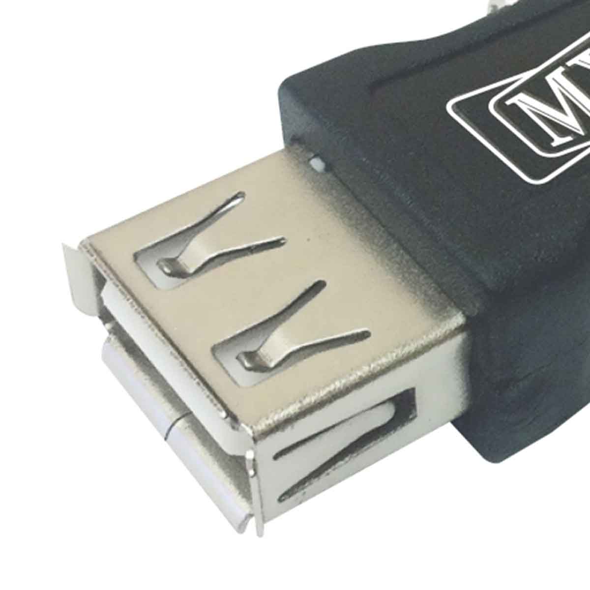 MX USB A FEMALE TO USB A FEMALE CONNECTOR - PANEL MOUNTING - Image 2