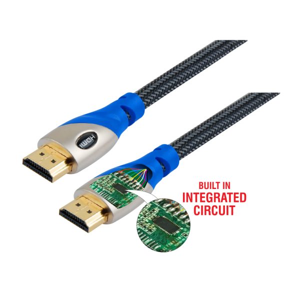 MX HDMI 2.0V Male to Male Active Cable with Built-In Integrated Circuit - 25 Meters