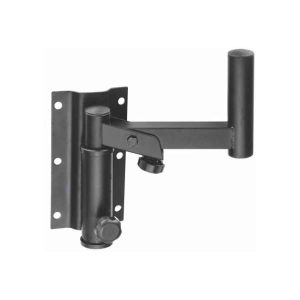 MX Wall Mount Speaker Bracket Stands, Universal Adjustable with Tilt Angle and Rotation Adjustment, Speaker Stand (Black)