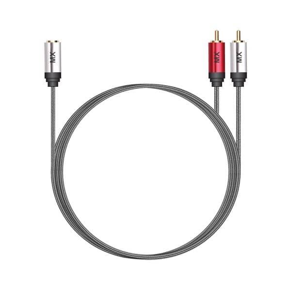 MX EP 3.5 mm Stereo Female to 2 RCA Male cable : 0.5 mtr