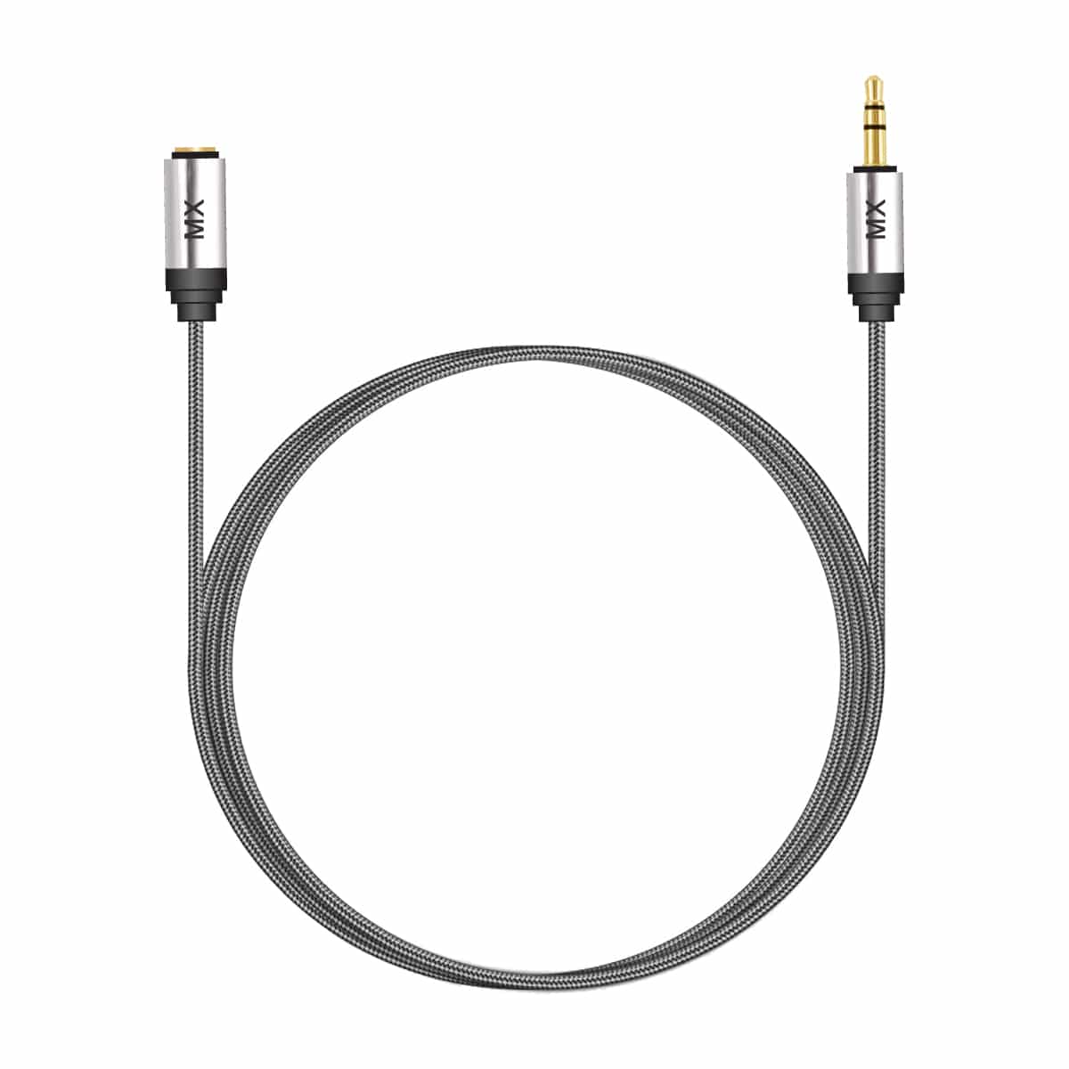 MX 3.5mm EP Stereo Male to Female Cable (5m)(Black)