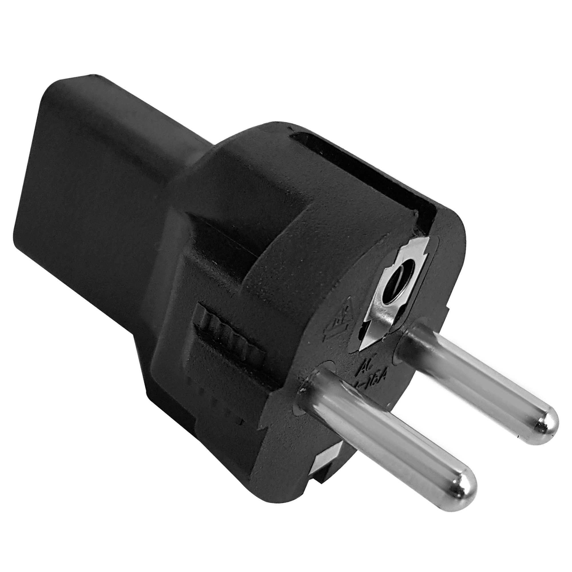 MX European Schuko CEE7/7 Male Plug to IEC320 C13 Connector – 10 Amps Power Plug Adapter (MX-4209) - Image 3