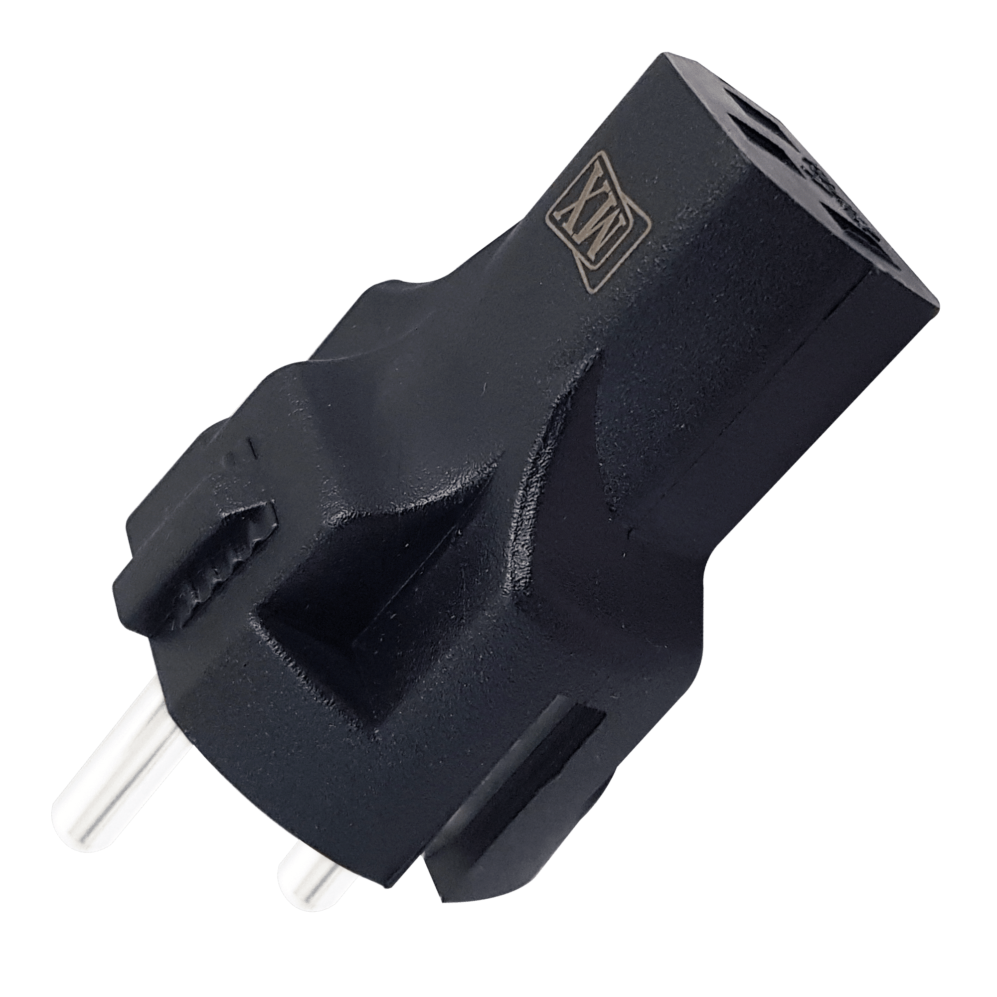MX European Schuko CEE7/7 Male Plug to IEC320 C13 Connector – 10 Amps Power Plug Adapter (MX-4209)