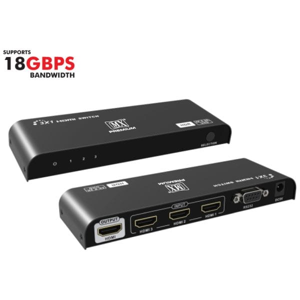 MX Premium 3?1 HDMI2.0 HDR Switch 4K x 2K@60Hz (MXP-5513)