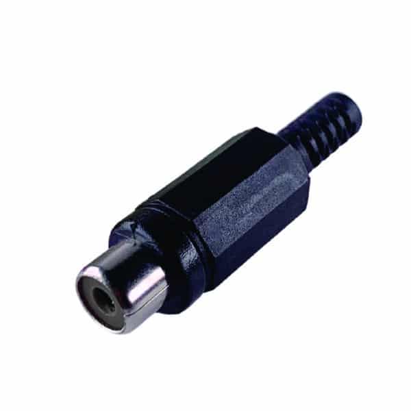 MX RCA FEMALE EXTENTION CONNECTOR DELUXE (COPPER PLATED)