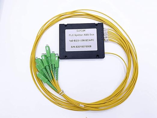 MX 1×8 Super Grade Dual Window Fiber Optic Splitter | SC/APC Connectors | High-Precision PLC Splitter | Low Insertion Loss | FTTH, CATV & Telecom Applications