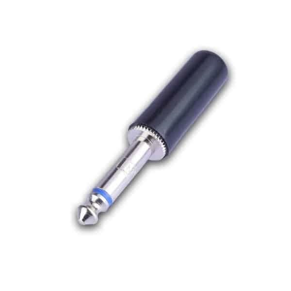 MX 6.35 MM P-38 MONO MALE CONNECTOR (CONTACT GOLD PLATED)