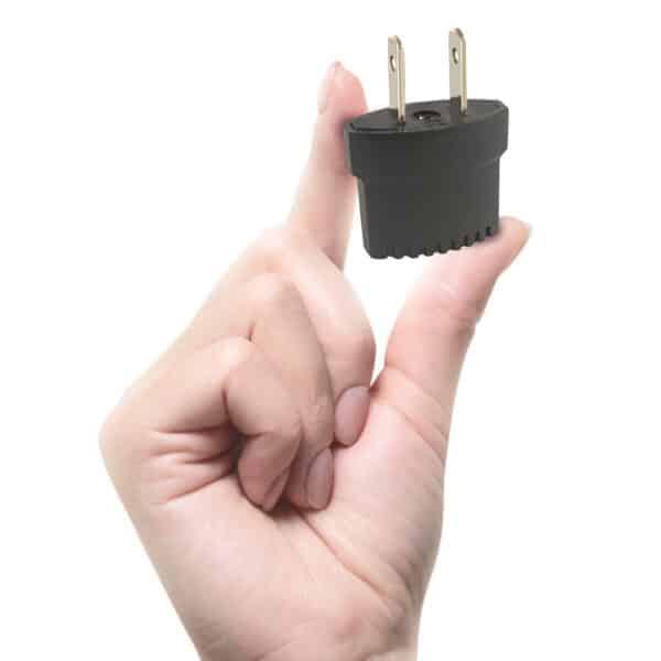 MX Conversion Plug (2 Pin Flat & 2 Pin Round) USA, Japan, China, Taiwan and Thailand to USA, Canada, Japan (Type -B) Pack of 5