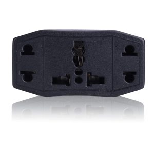 MX 3-Pin Universal Multi-Plug Socket Connector (5A-240V) | Travel Adapter | Extension Cord | Power Strip with Universal Socket