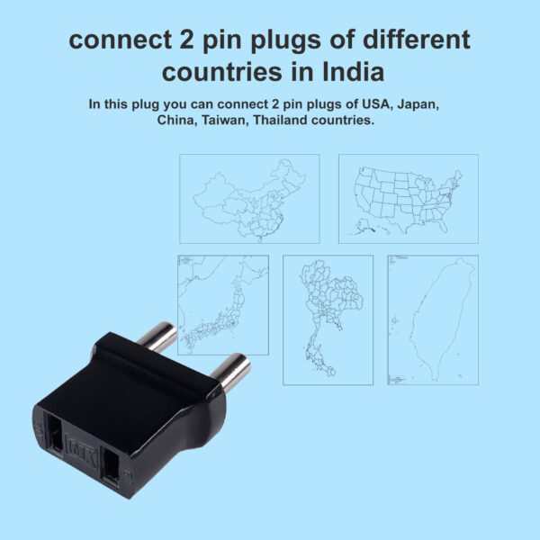 MX Conversion Plug: Round Pin to Flat Pin Adapter