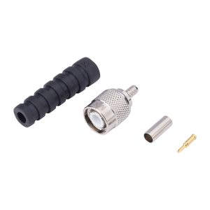 MX TNC Male Connector Crimping Type For RG-174U Cable With Boot