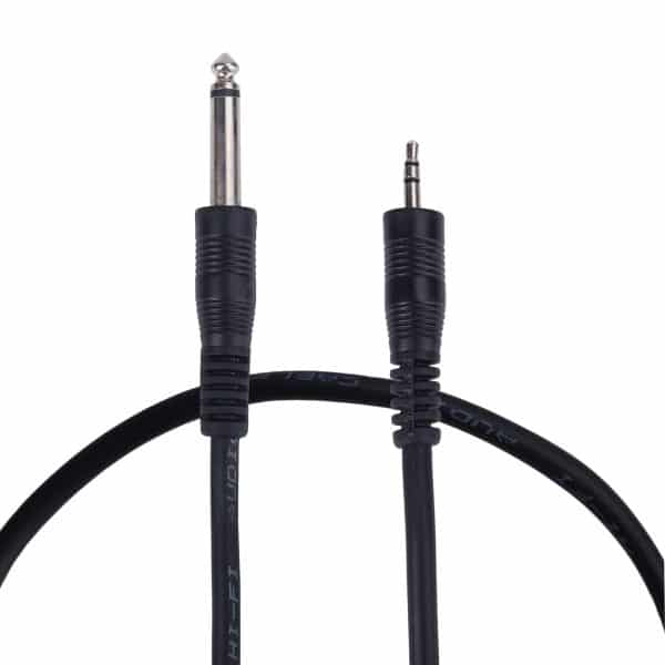 MX 6.35mm P-38 Mono Plug To 3.5mm EP Stereo Plug Cord 3.5mm 3M MX 2570A