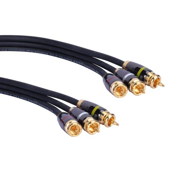 MX 3 RCA TO MX 3 RCA PLUG CORD WITH LOCKING SYSTEM - 5 FT