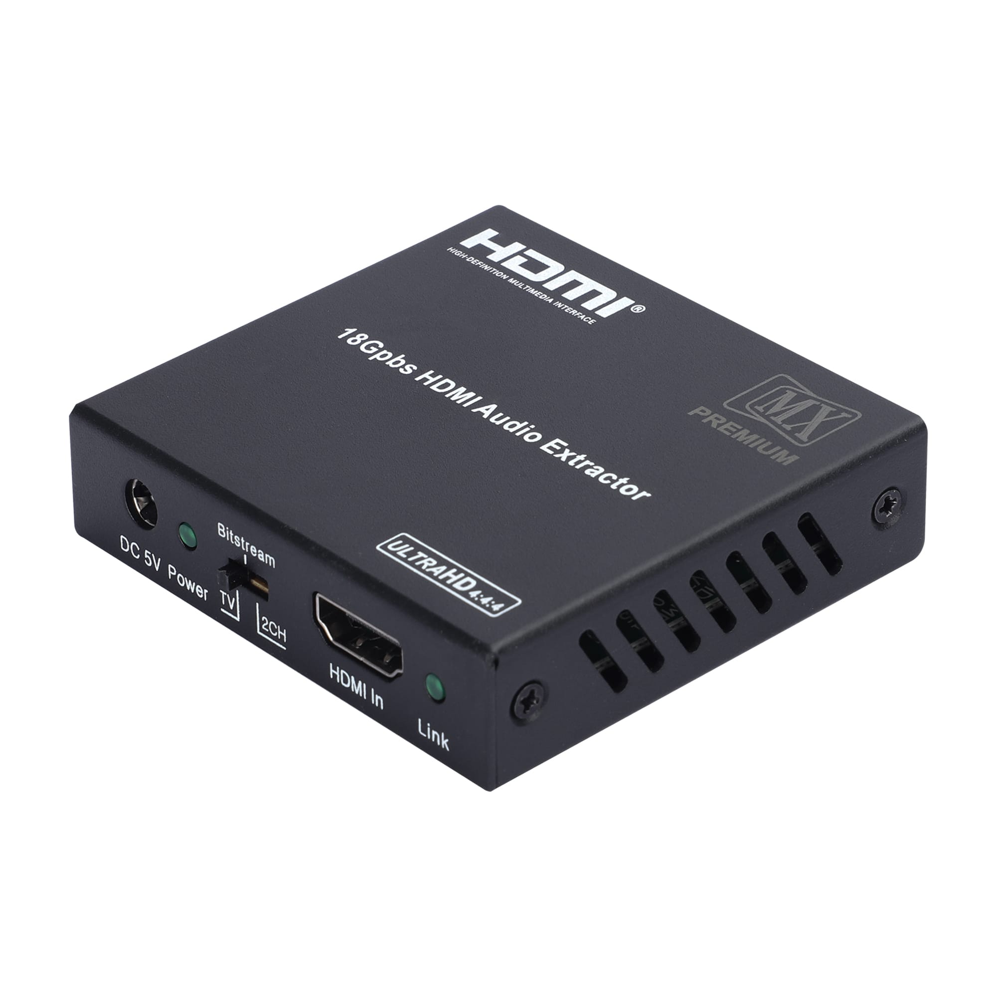 MX Premium HDMI 2.0 Audio Extractor (18Gbps), HDCP 2.2 and DVI Compliant (MXP-5510) - Image 2