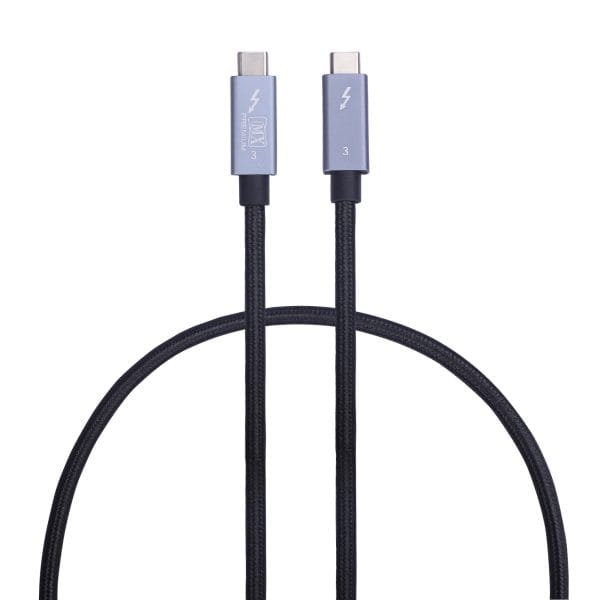 MX Premium THUNDERBOLT 3 Cable. 40G/ 100W/ 20V/ 5A with Audio- Video and 4K/60Hz 2 Meter (MXP-5403-2)