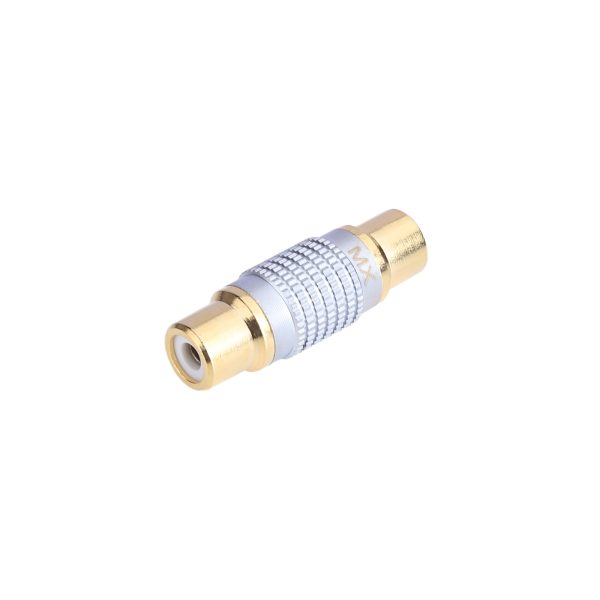 MX RCA Female to RCA Female Connector Full Metal (Gold Plated)