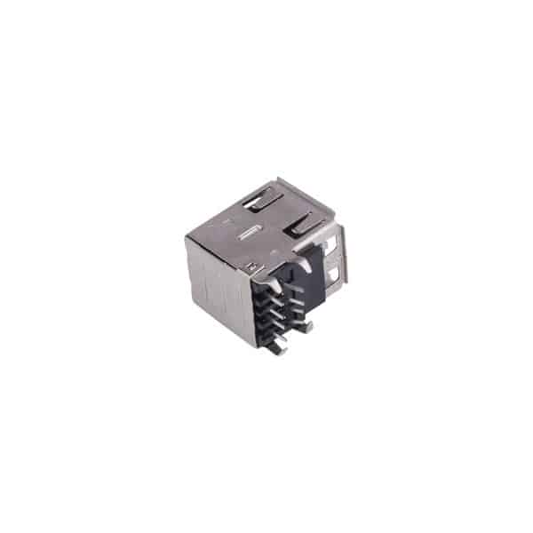 MX USB CONNECTOR FEMALE DOUBLE PCB , TYPE A
