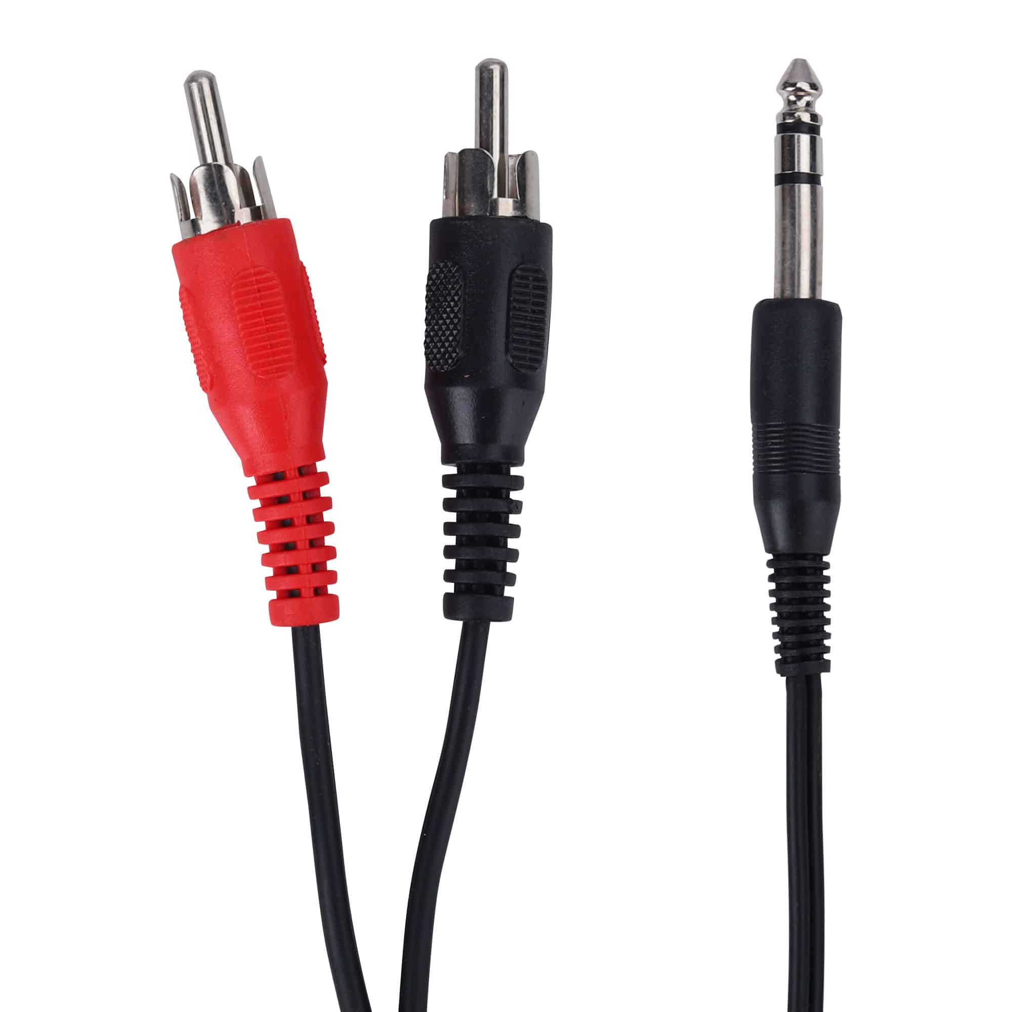MX 6.35mm P-38 Stereo Plug To 2 RCA Plug Cord MX 631 - Image 2