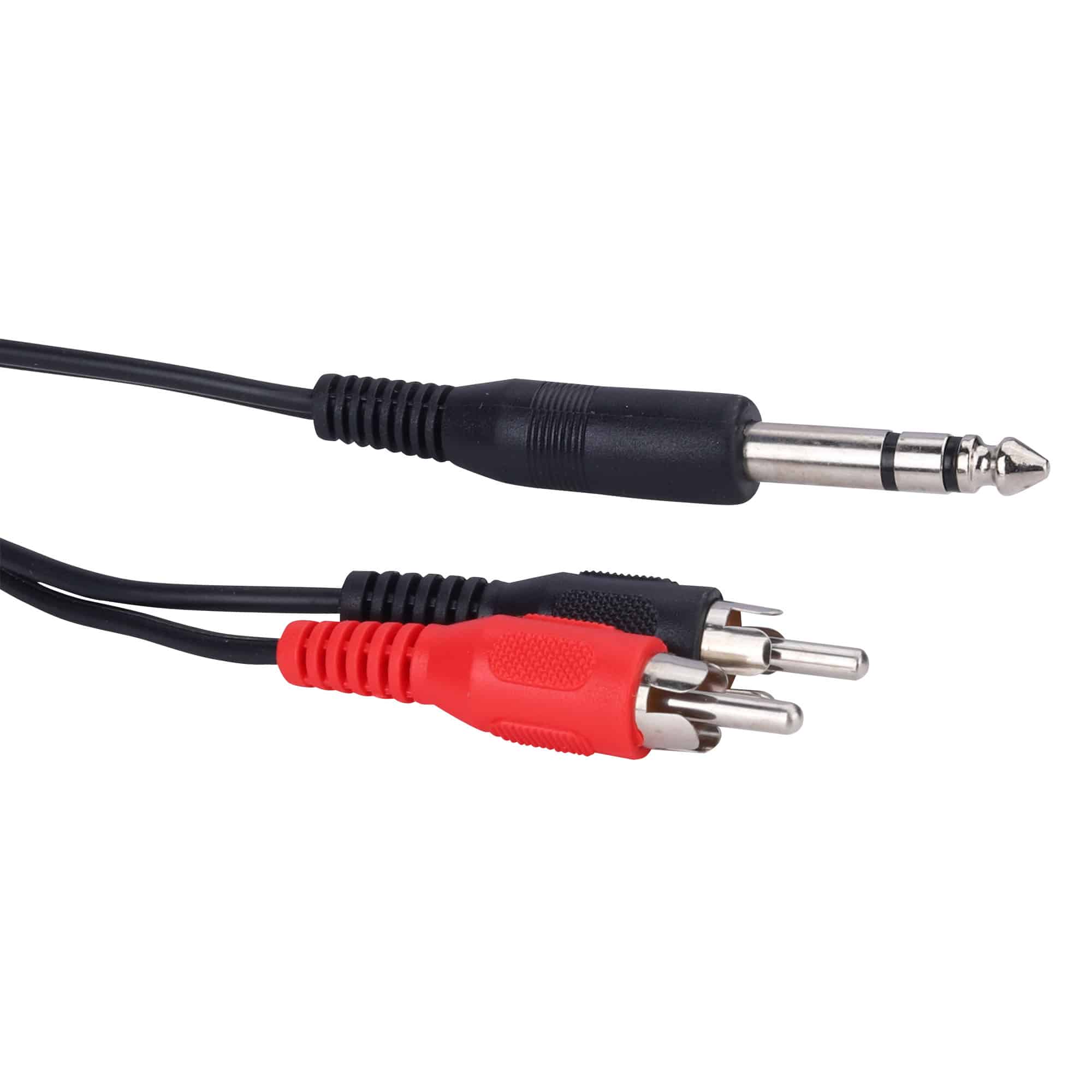 MX 6.35mm P-38 Stereo Plug To 2 RCA Plug Cord MX 631 - Image 3
