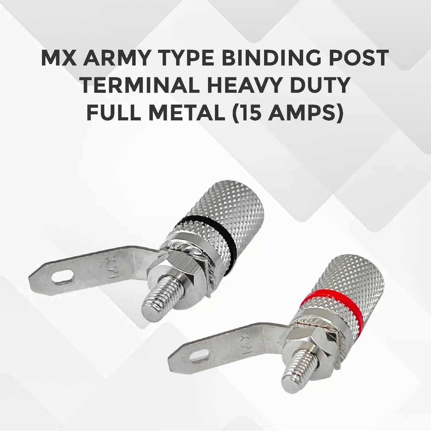 MX Army Type Binding Post Terminal Heavy Duty Full Metal (15 AMPS)