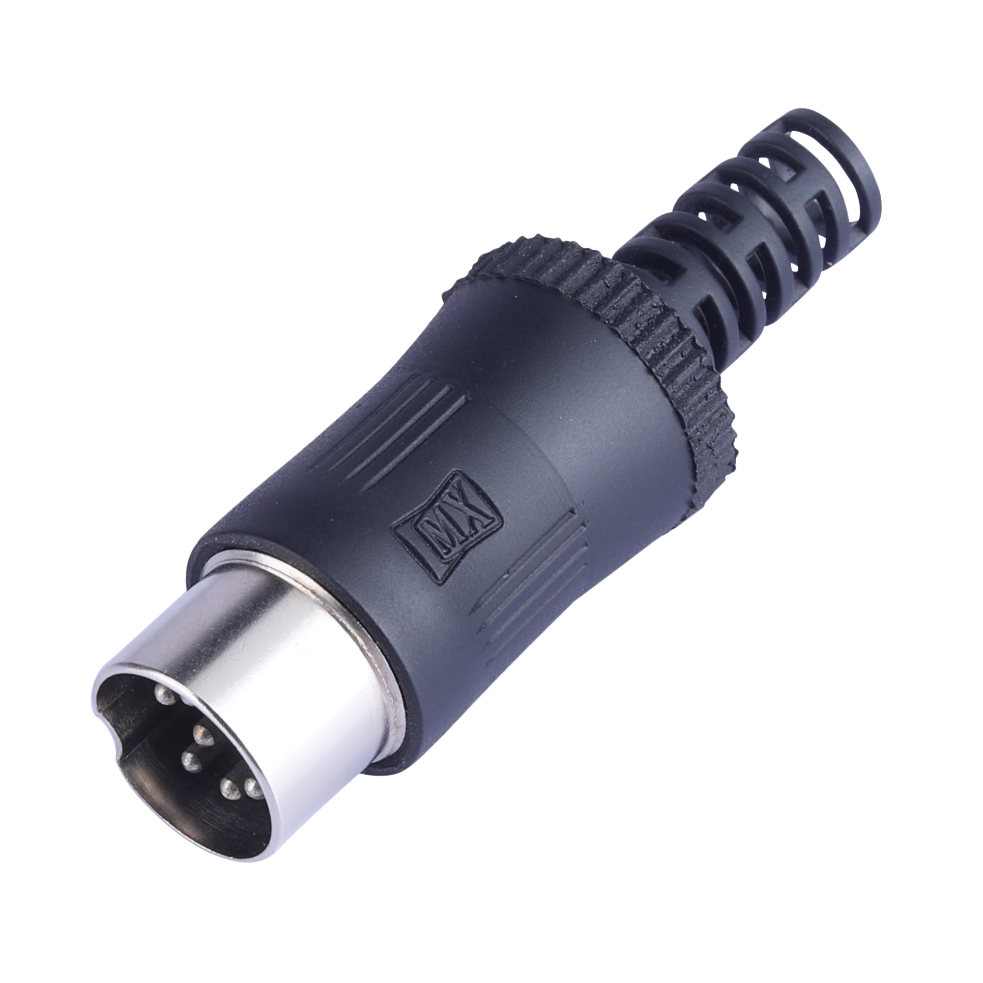 MX copper plated 8 PIN DIN plug connector - MX MDR Electronics