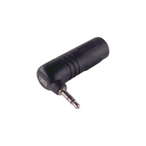 MX EP Stereo Male Plug 3.5mm to P-38 Stereo Female Connector (Right Angle)