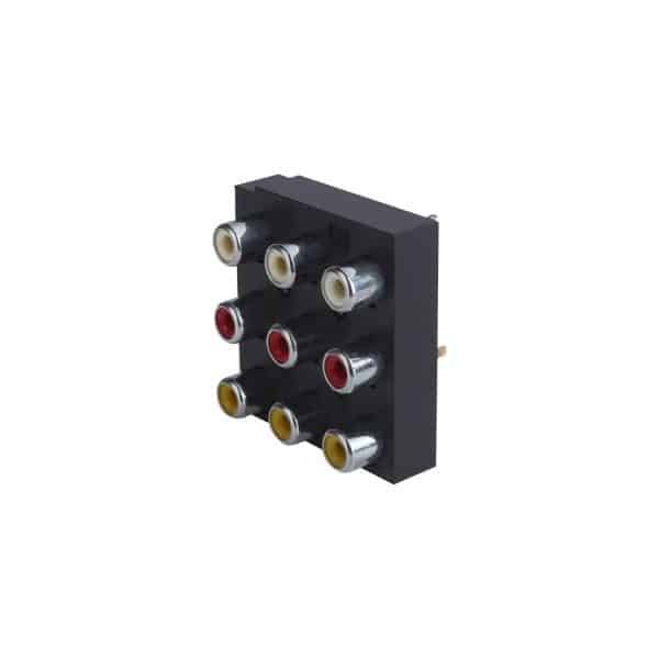 MX 9 WAY RCA FEMALE CONNECTOR