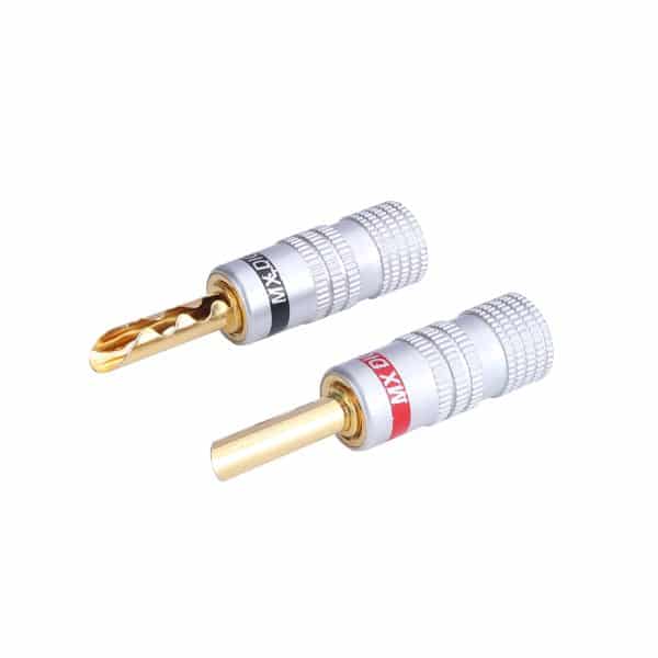 MX 4 MM PLUG PATCH PANEL TYPE METAL (GOLD PLATED)