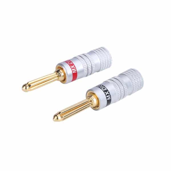 MX 4 MM BANANA PLUG METAL HEAVY DUTY (GOLD PLATED)