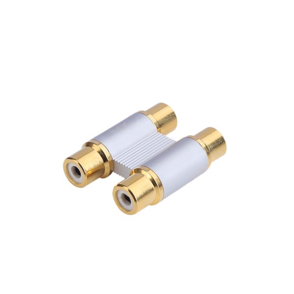 MX 4-Way RCA Female Socket Adaptor Metal (Shielded) (Gold Plated)