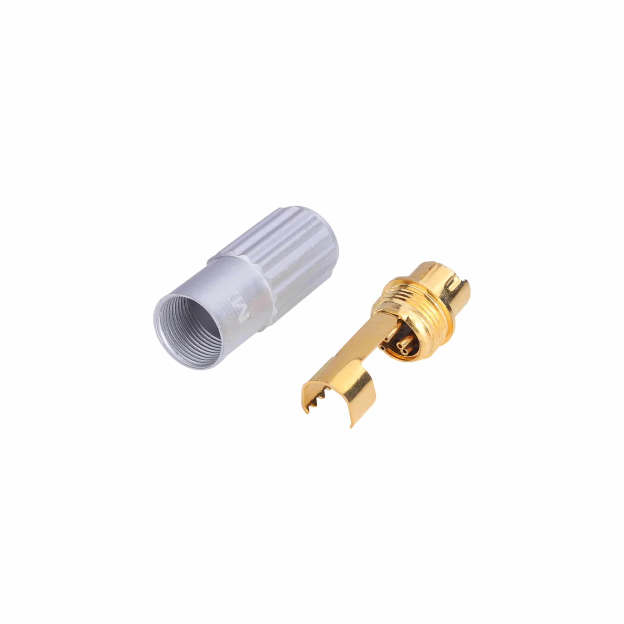 MX 6 PIN MINI DIN male connector metal solder type(Gold Plated) - Image 3