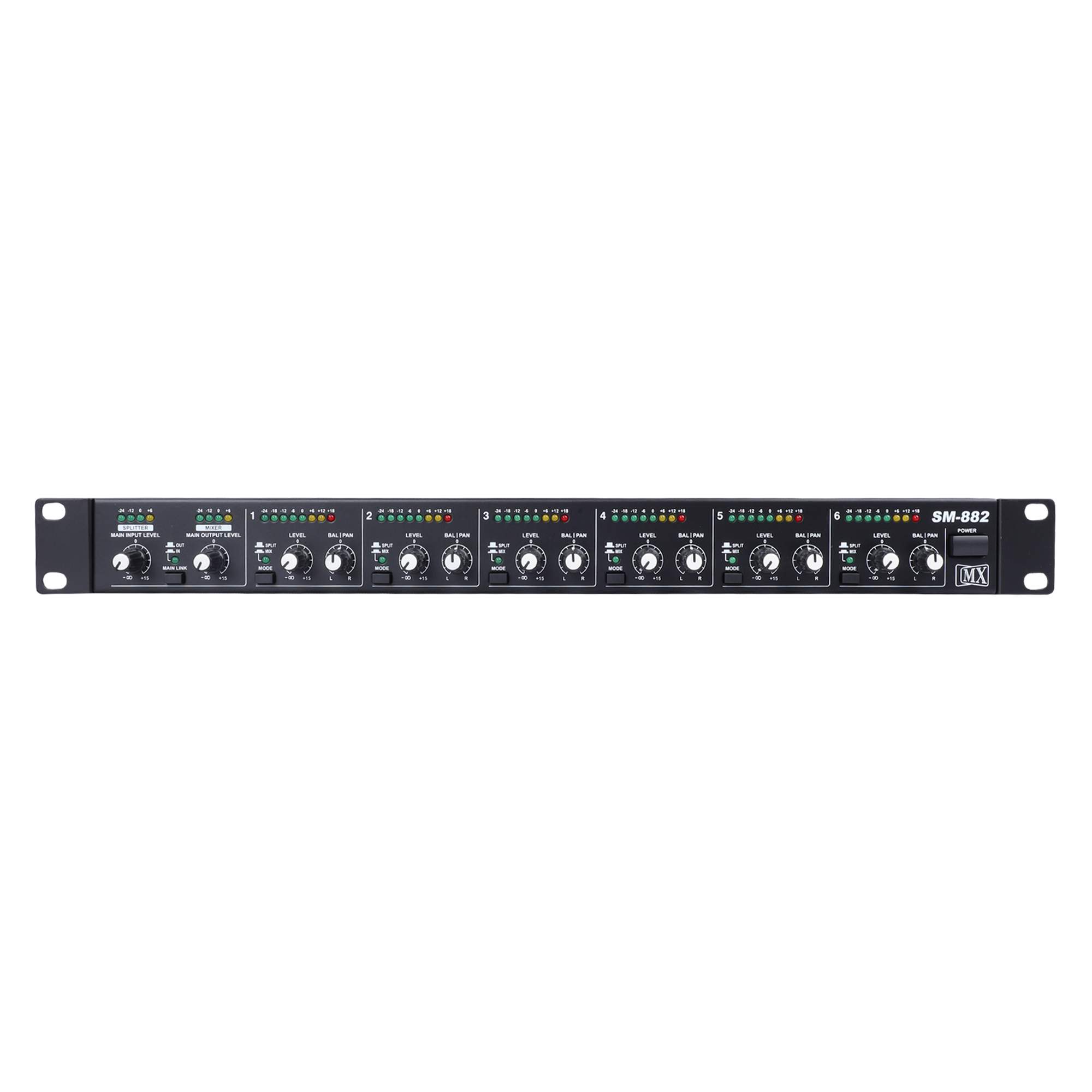 MX 6 CHANNEL AUDIO MIXER / SPLITTER - Image 2