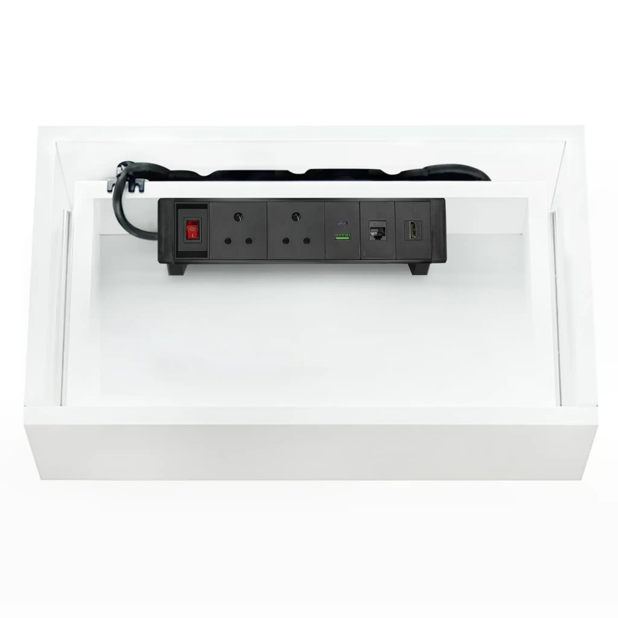 MX Cable Wing Black Cable Guide – Secure and Efficient Cable Management for Furniture - Image 4