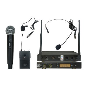 MX UHF 600V Variable Frequency Professional Wireless Microphone System