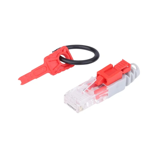MX RJ45 CONNECTOR WITH LOCKABLE BOOT SUITABLE FOR, CAT5e, CAT6, CAT6a, Cat7 Network Cable -Pack of 25