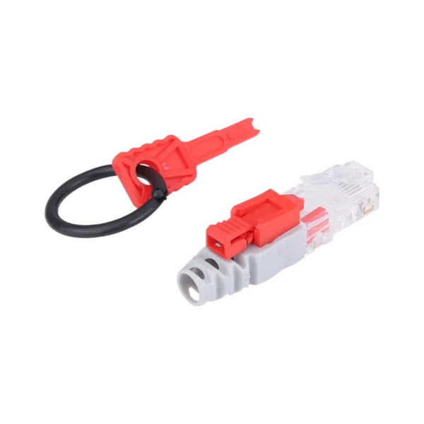 MX RJ45 CONNECTOR WITH LOCKABLE BOOT SUITABLE FOR, CAT5e, CAT6, CAT6a, Cat7 Network Cable -Pack of 25