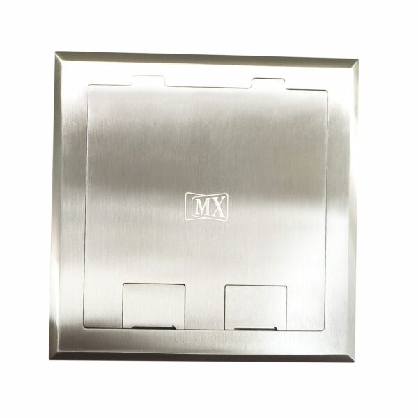 Flush Mount 15-Module Stainless Steel Pop-up Floor Box (45 Series) for Concrete Floors