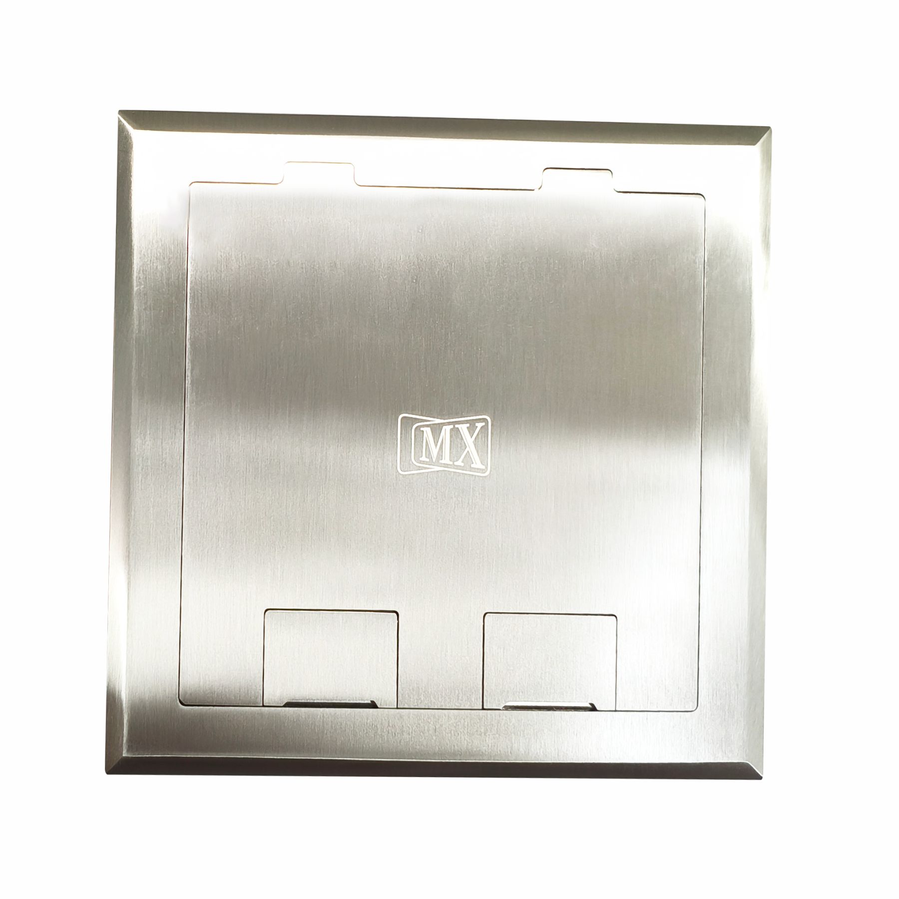 Flush Mount 15-Module Stainless Steel Pop-up Floor Box (45 Series) for Concrete Floors