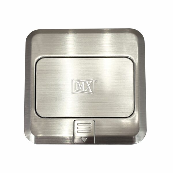 Stainless Steel 3-Module Pop-Up Floor Box (45 Series) for Concrete Floors
