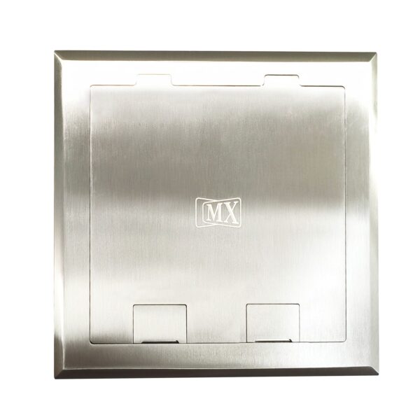 Flush Mount 10-Module Stainless Steel Pop-up Floor Box (45 Series) for Concrete Floors