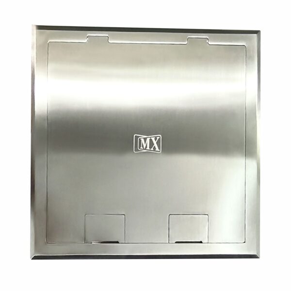 Flush Mount 10-Curved Module Stainless Steel Pop-up Floor Box (45 Series) for Concrete Floors