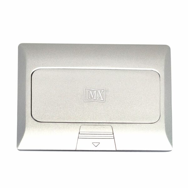 Aluminium 4-Module Pop-Up Floor Box (45 Series) for Concrete Floors
