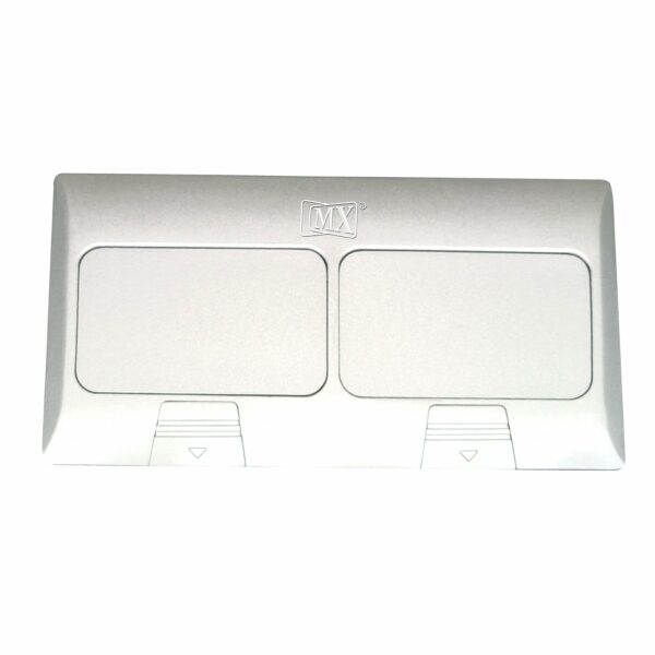 Aluminium 6-Module Pop-Up Floor Box (45 Series) for Concrete Floors