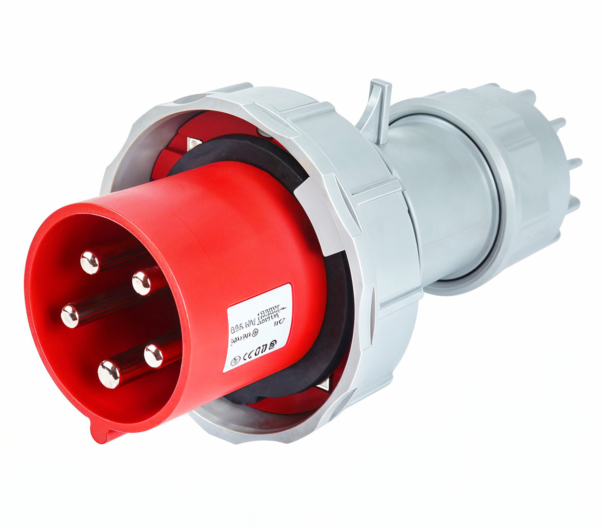 63A 5-Pin IP67 CEE Plug (400V) – Industrial Waterproof Connector