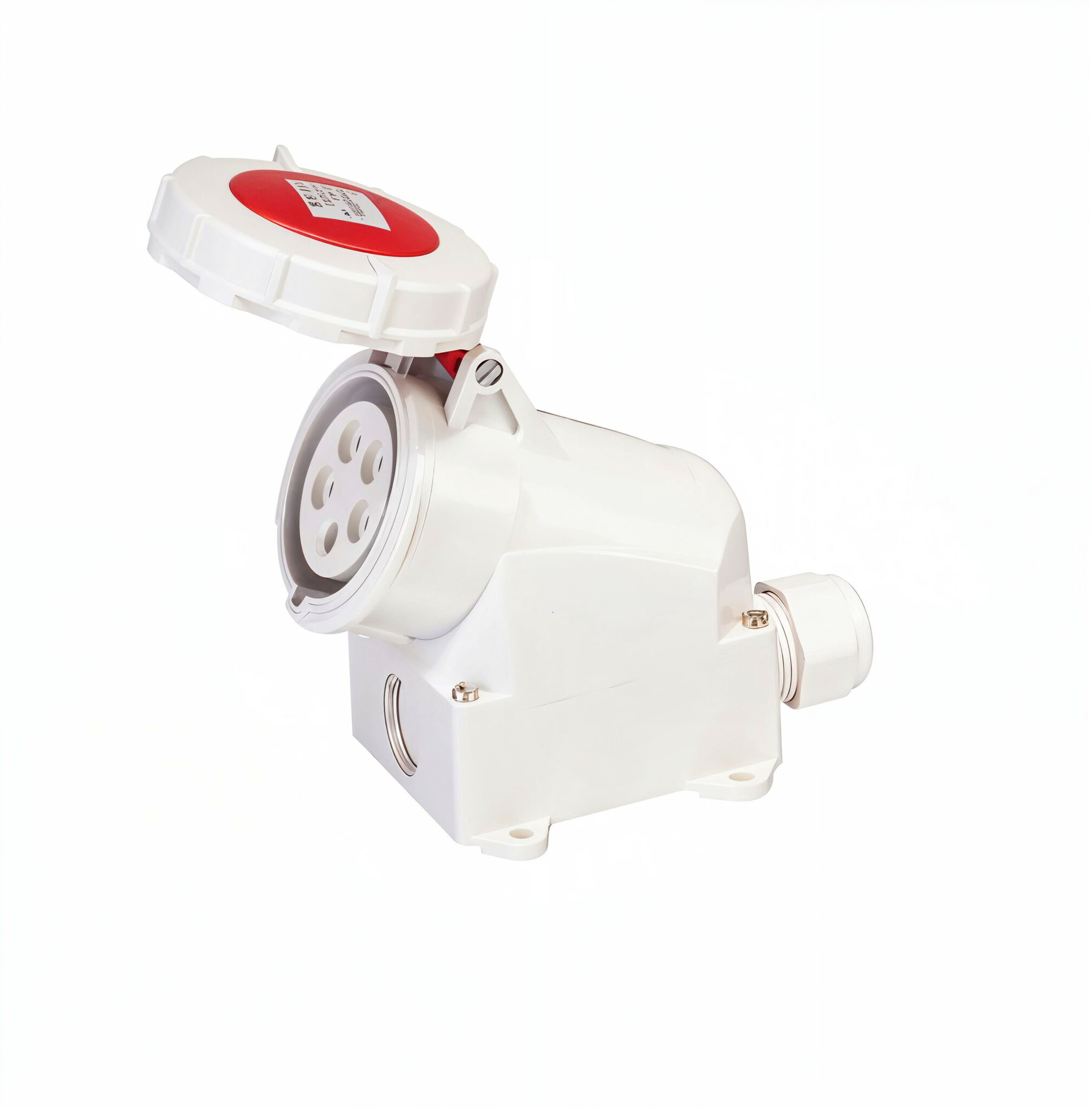 IP67 16A 5-Pole 400V Industrial Plug – High-End Surface-Mounted Socket