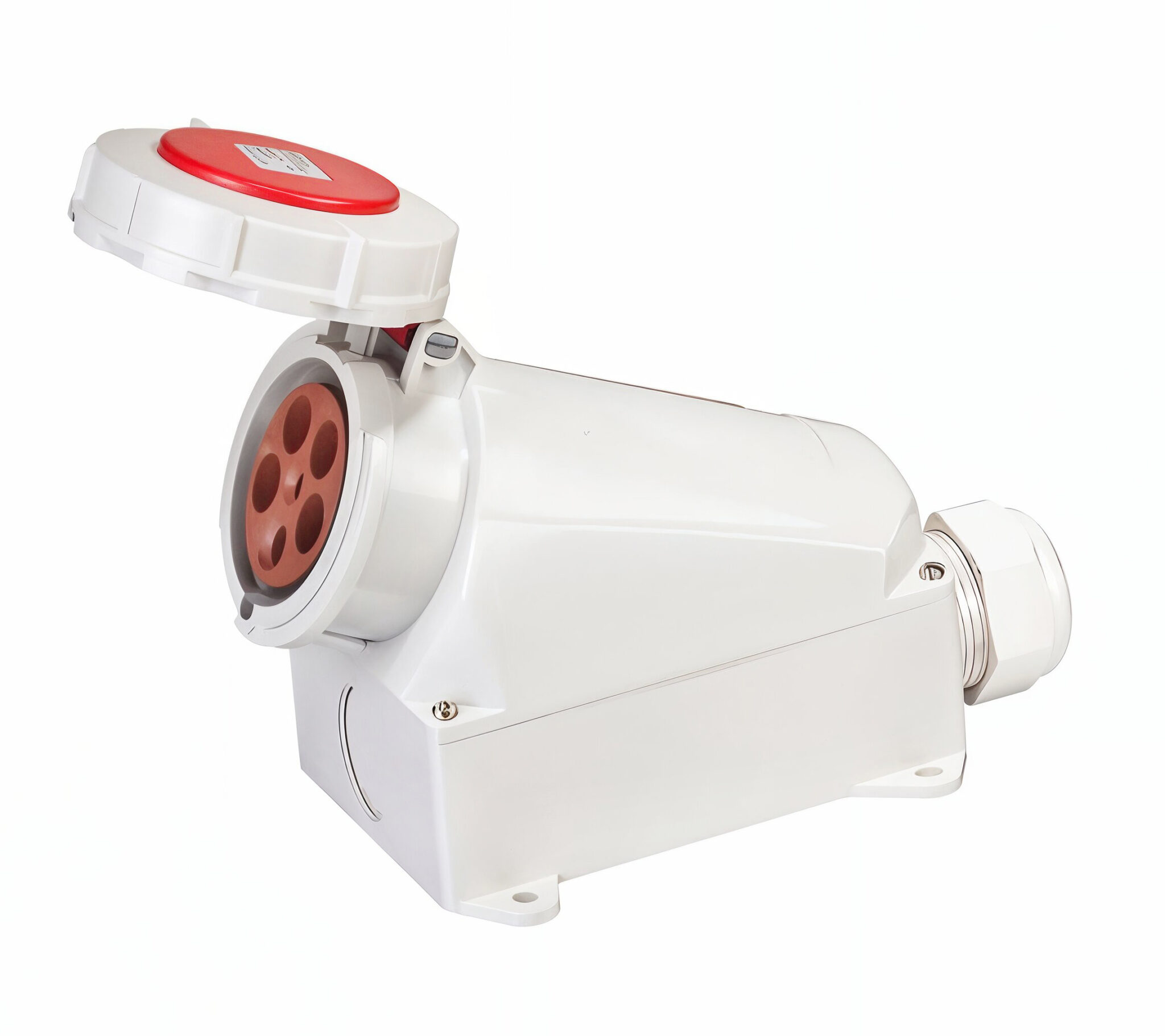 IP67 industrial plug, 63 A 5-pole connector, 400 V industrial plug, 3-phase IP67 plug, 3P+N+PE waterproof connector, Dustproof electrical plug, Heavy-duty industrial plug, Polyamide housing plug, Screw-terminal industrial plug, IEC 60309 plug alternative
