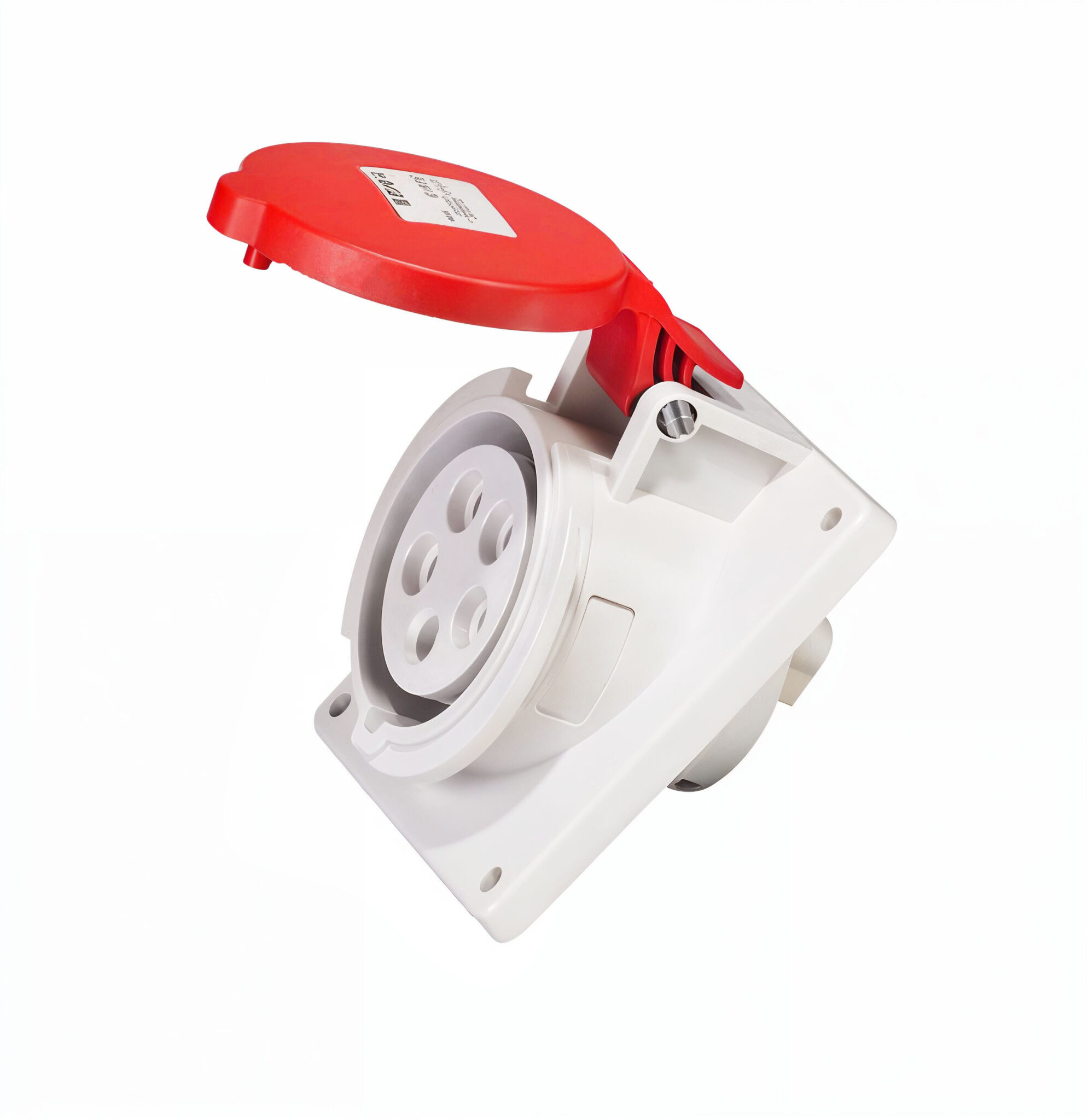 IP44 16 A 5-Pole Industrial Plug (3P+N+PE) – 400 V Weather-Resistant Connector