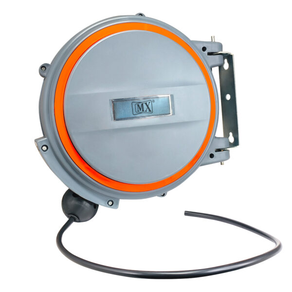 MX Retractable Cable Reel 16A (PP, Orange) | Automatic Rewind 3-Pin Extension Reel | ISI Certified | 10m / 15m / 20m – MX 7370 Series