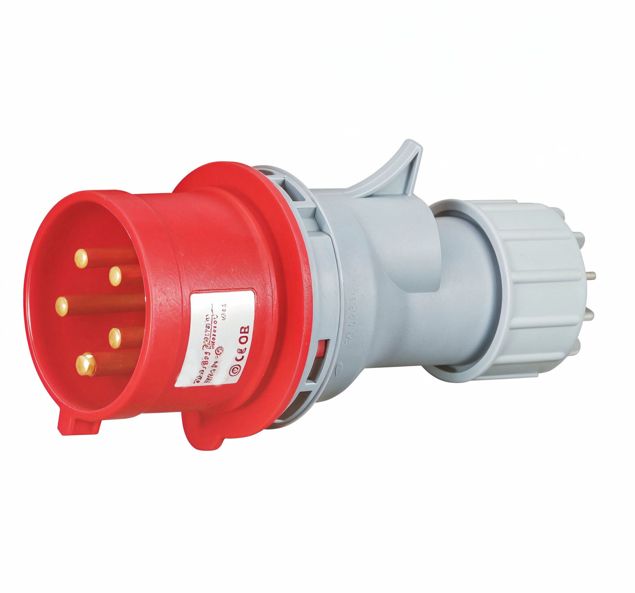 32A 5-Pin IP44 CEE Plug (400V) – Heavy-Duty Industrial Waterproof Connector
