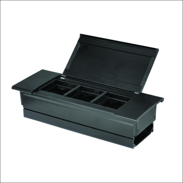 Power Cubby Flap Box with Module (4 & 6 Module)
